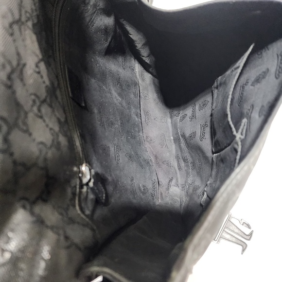 Authentic GUCCI Imprime Monogram Medium Double Buckle Flap Messenger Bag Black - Picture 5 of 16